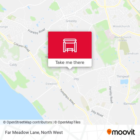 Far Meadow Lane map