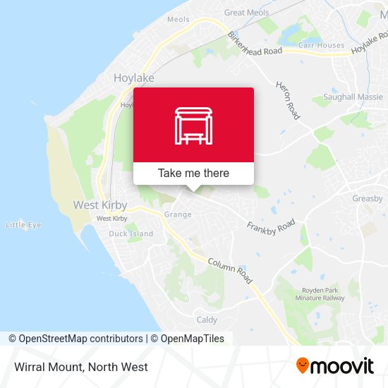 Wirral Mount map