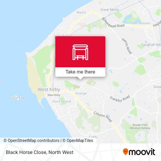 Black Horse Close map