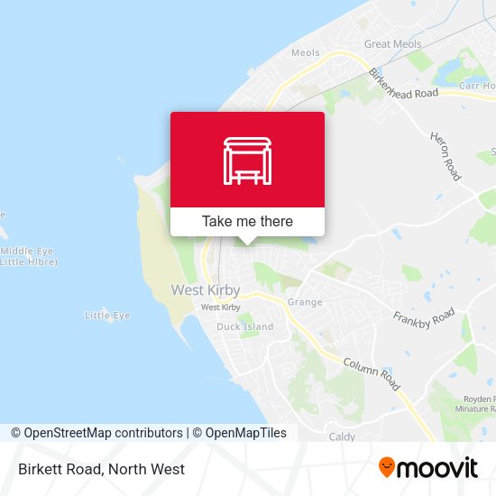 Birkett Road map