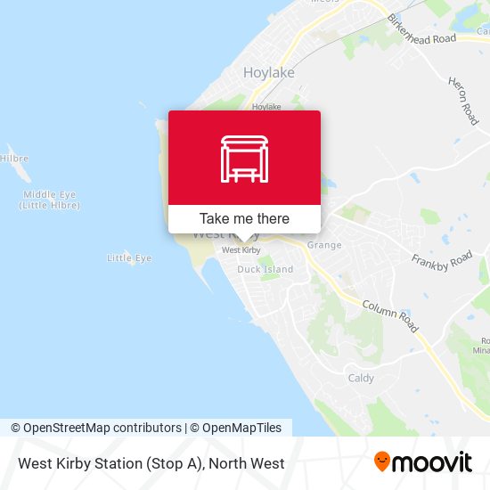 West Kirby Station (Stop A) map