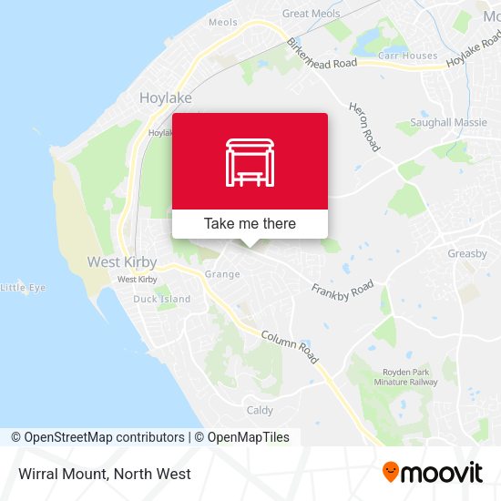 Wirral Mount map