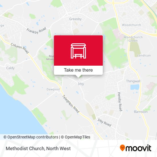 Methodist Church map