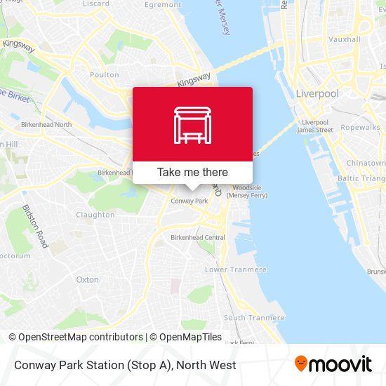 Conway Park Station (Stop A) map