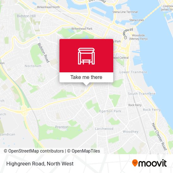 Highgreen Road map