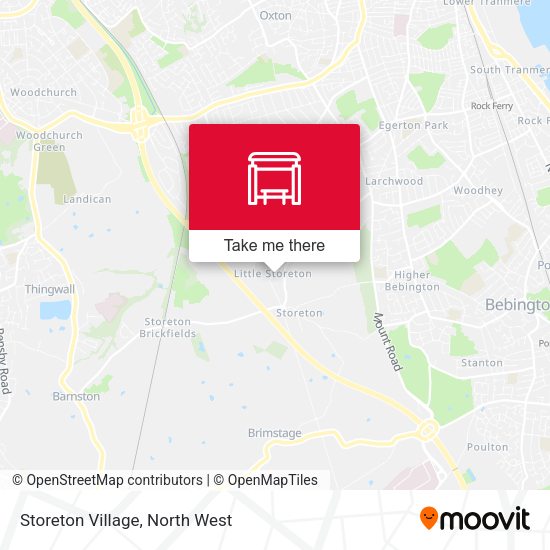 Storeton Village map
