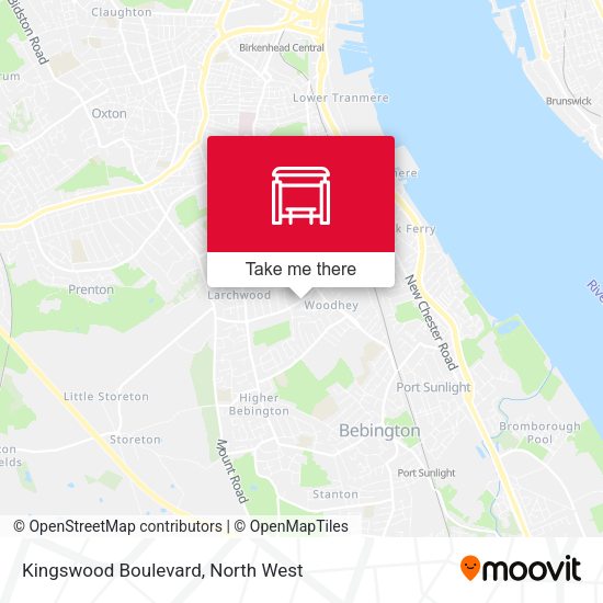 Kingswood Boulevard map