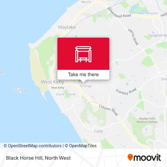 Black Horse Hill map