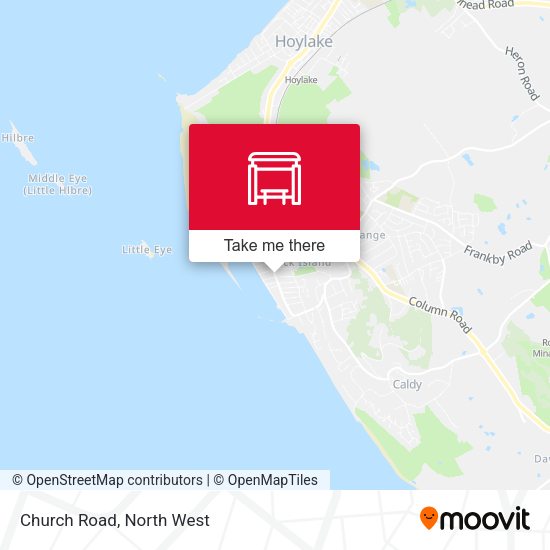 Church Road map