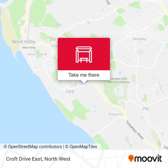 Croft Drive East map