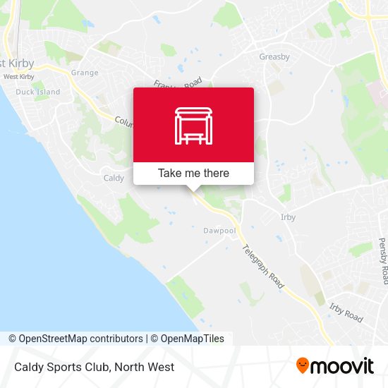 Caldy Sports Club map