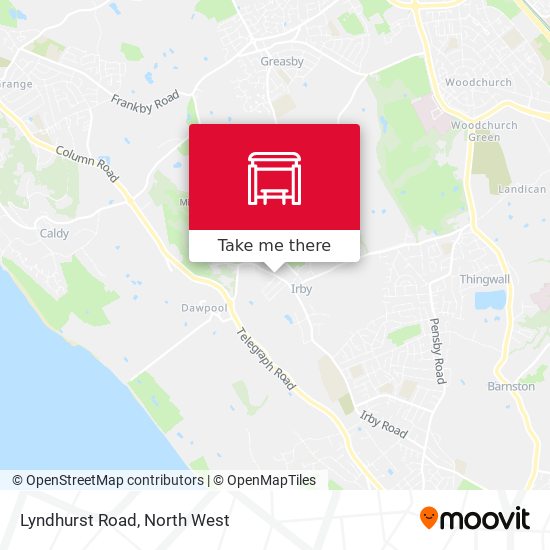 Lyndhurst Road map