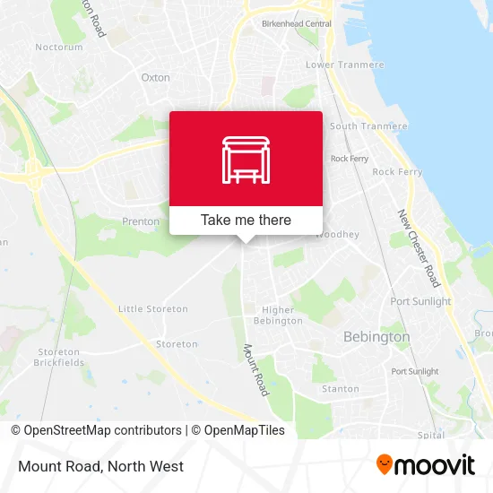 Mount Road map