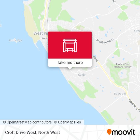 Croft Drive West map