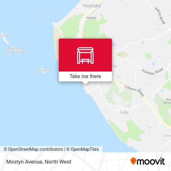 Mostyn Avenue map