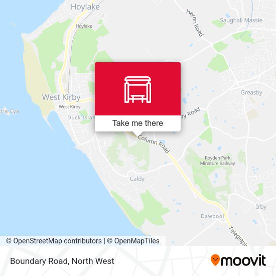 Boundary Road map