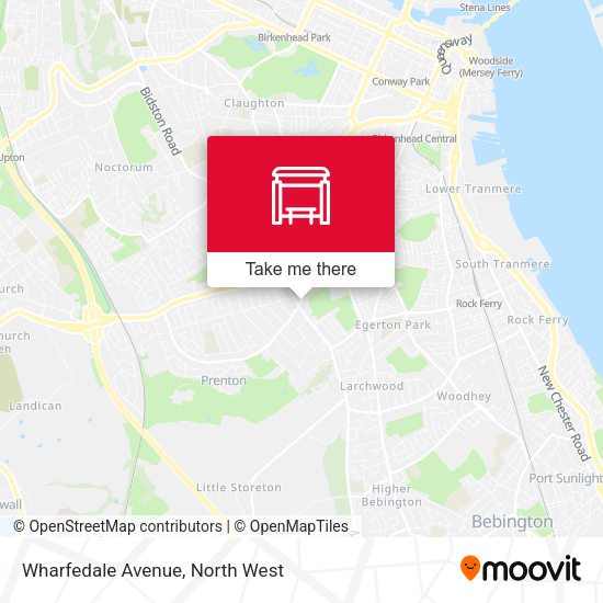 Wharfedale Avenue map