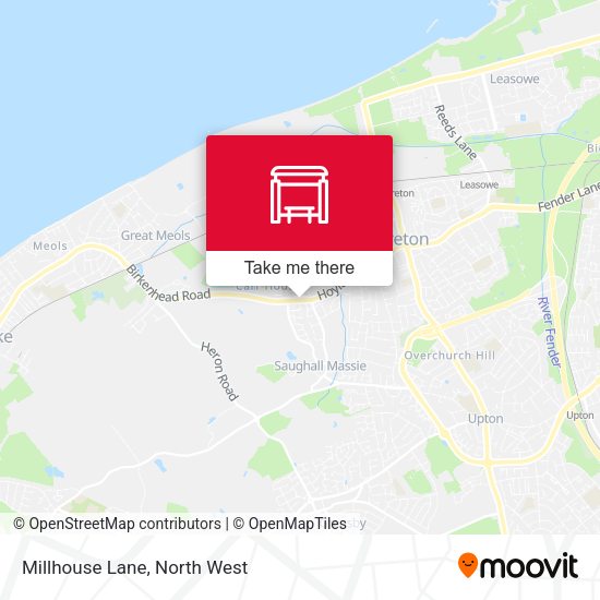 Millhouse Lane map