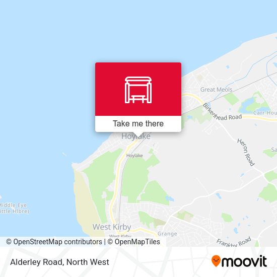 Alderley Road map