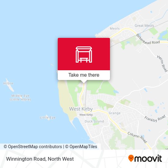 Winnington Road map