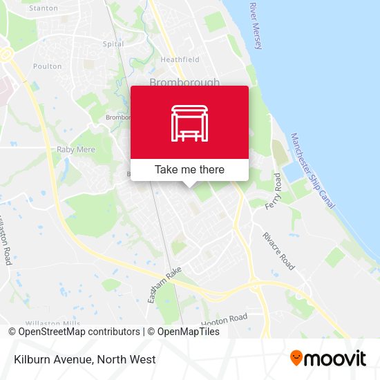 Kilburn Avenue map