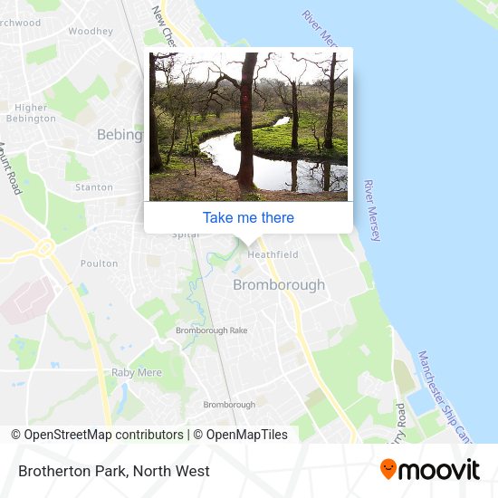 Brotherton Park map