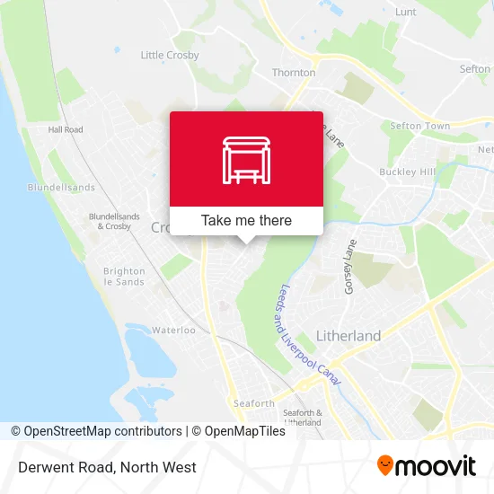 Derwent Road map