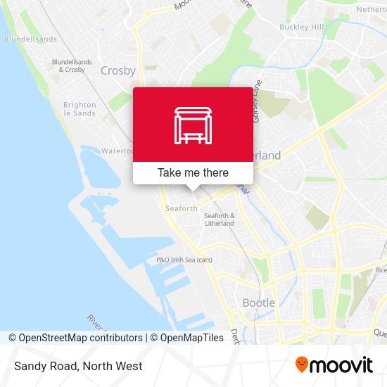 Sandy Road map