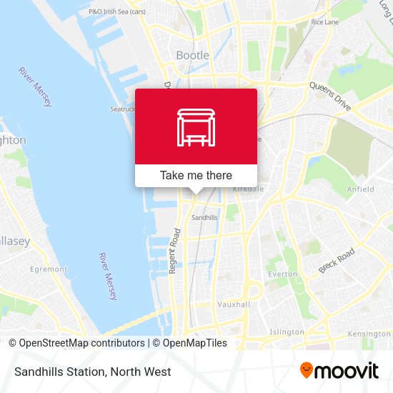 Sandhills Station map