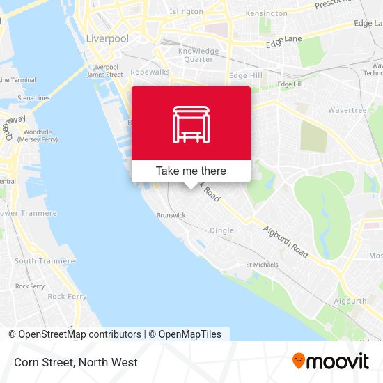 Corn Street map