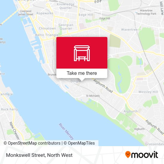 Monkswell Street map
