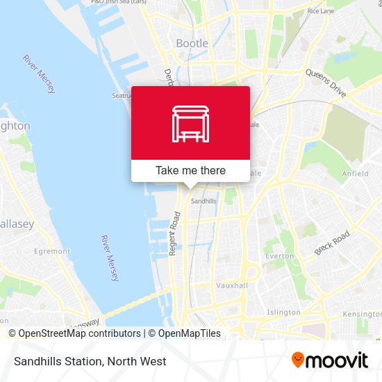 Sandhills Station map