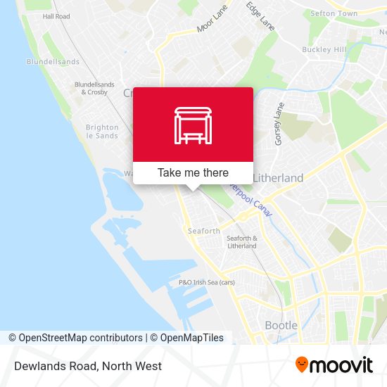 Dewlands Road map