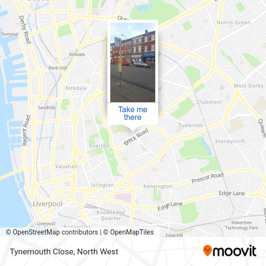 Tynemouth Close map