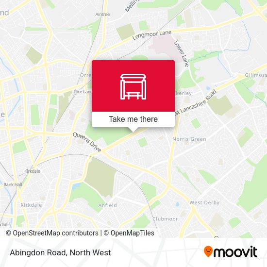 Abingdon Road map