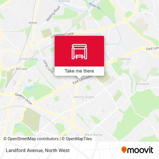 Landford Avenue map