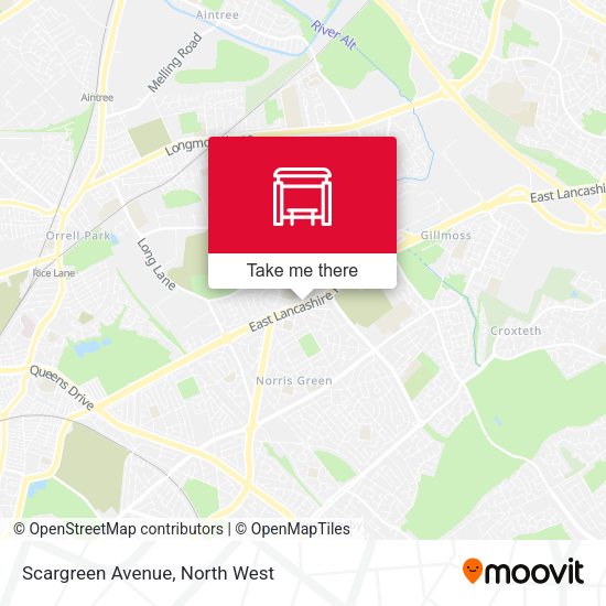 Scargreen Avenue map