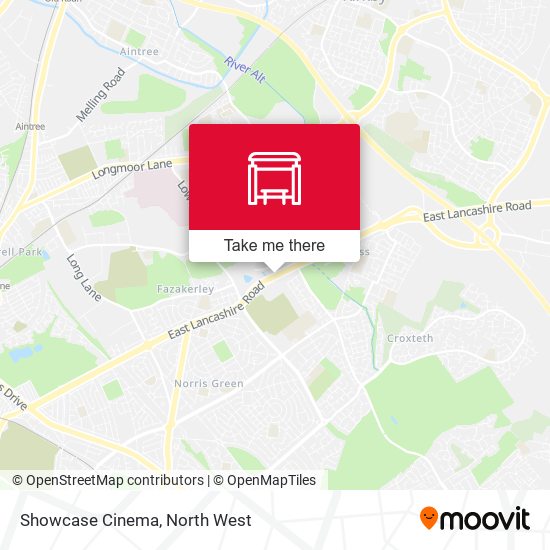 Showcase Cinema map