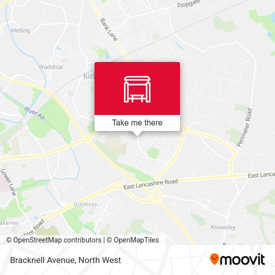 Bracknell Avenue map