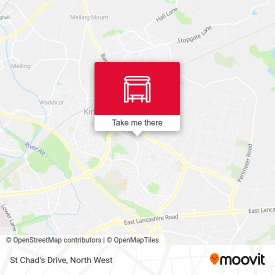St Chad's Drive map