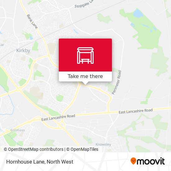 Hornhouse Lane map