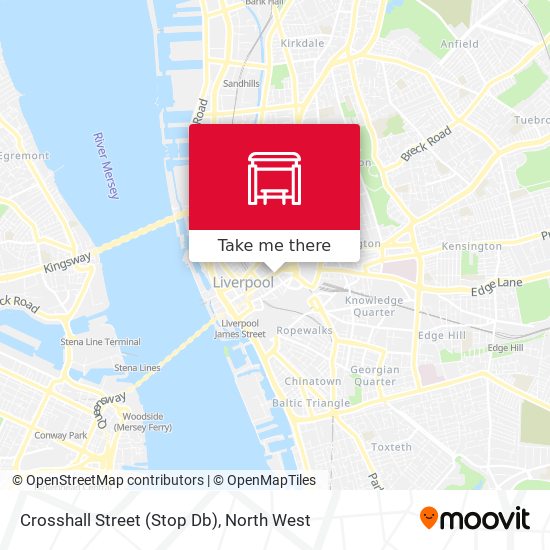 Crosshall Street (Stop Db) map