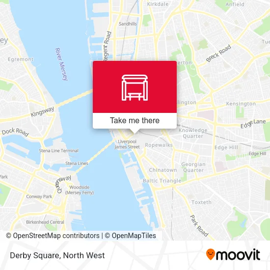 Derby Square map