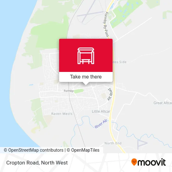Cropton Road map