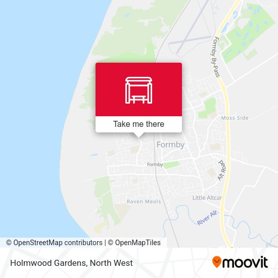 Holmwood Gardens map