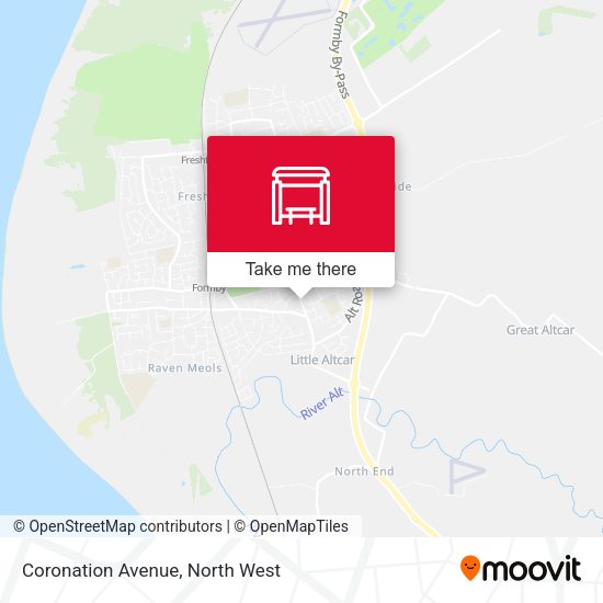 Coronation Avenue map