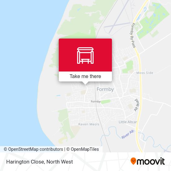 Harington Close map