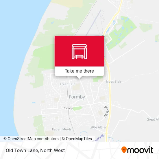 Old Town Lane map