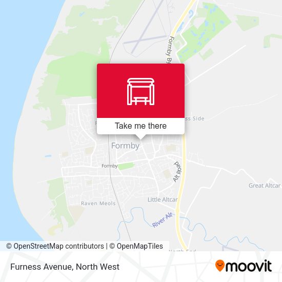 Furness Avenue map