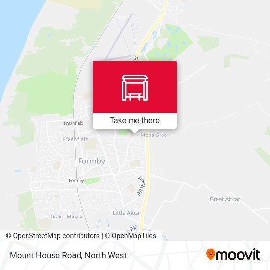 Mount House Road map